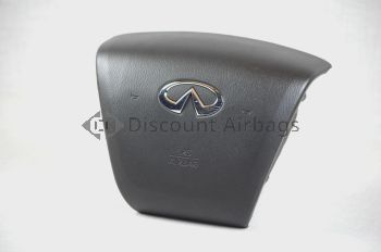 Left Front Driver Wheel Airbag Black Genuine OEM