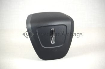 Front Driver Steering Wheel Airbag OEM Leather Black