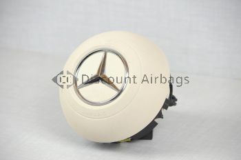Driver Steering Wheel Airbag Beige OEM
