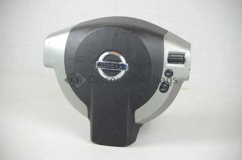 Front Driver Steering Wheel Airbag Black OEM W/Buttons