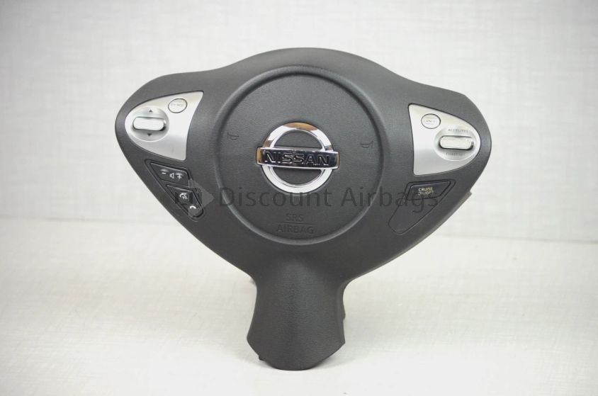 Left Front Driver Wheel Airbag Black Genuine OEM