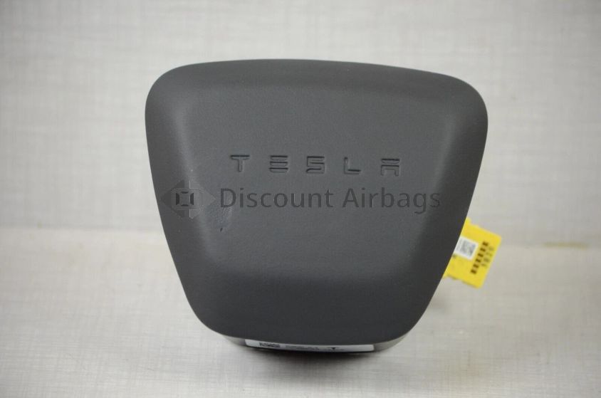 Driver Wheel Airbag Black OEM Left LH Leather