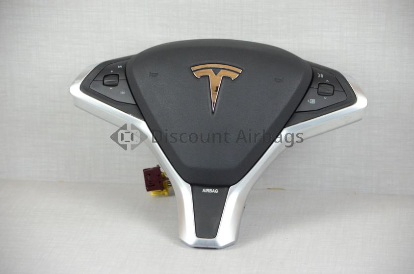 Wheel Airbag Black OEM Left LH Plastic